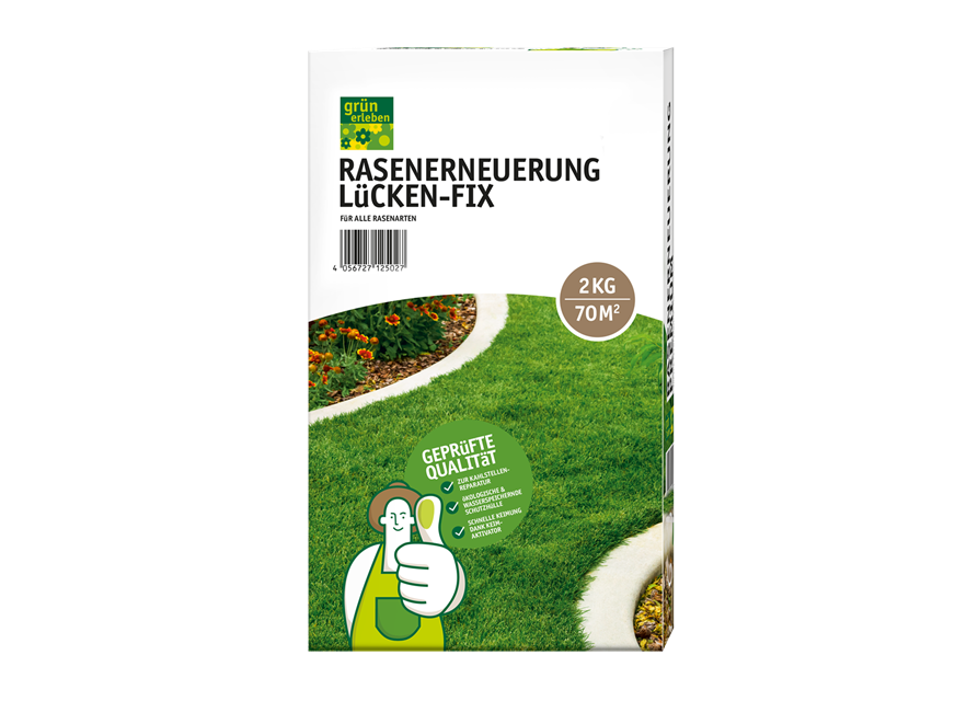 Rasenerneuerung Lücken-Fix