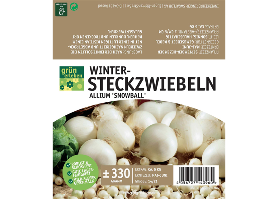 Wintersteckzwiebeln Snowball